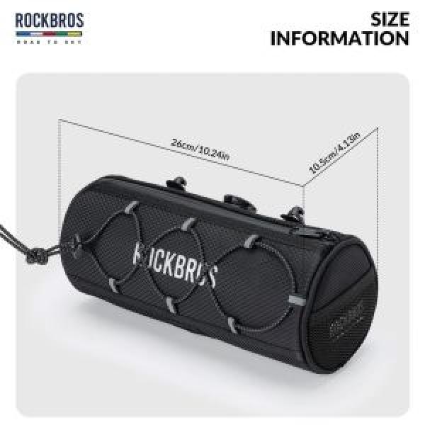 Rockbros Lenkertasche Drehver schwarz